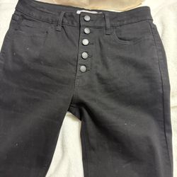 Black Jeans Size 29/8 Like New