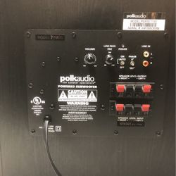 Polk Audio Subwoofer Model PSW10