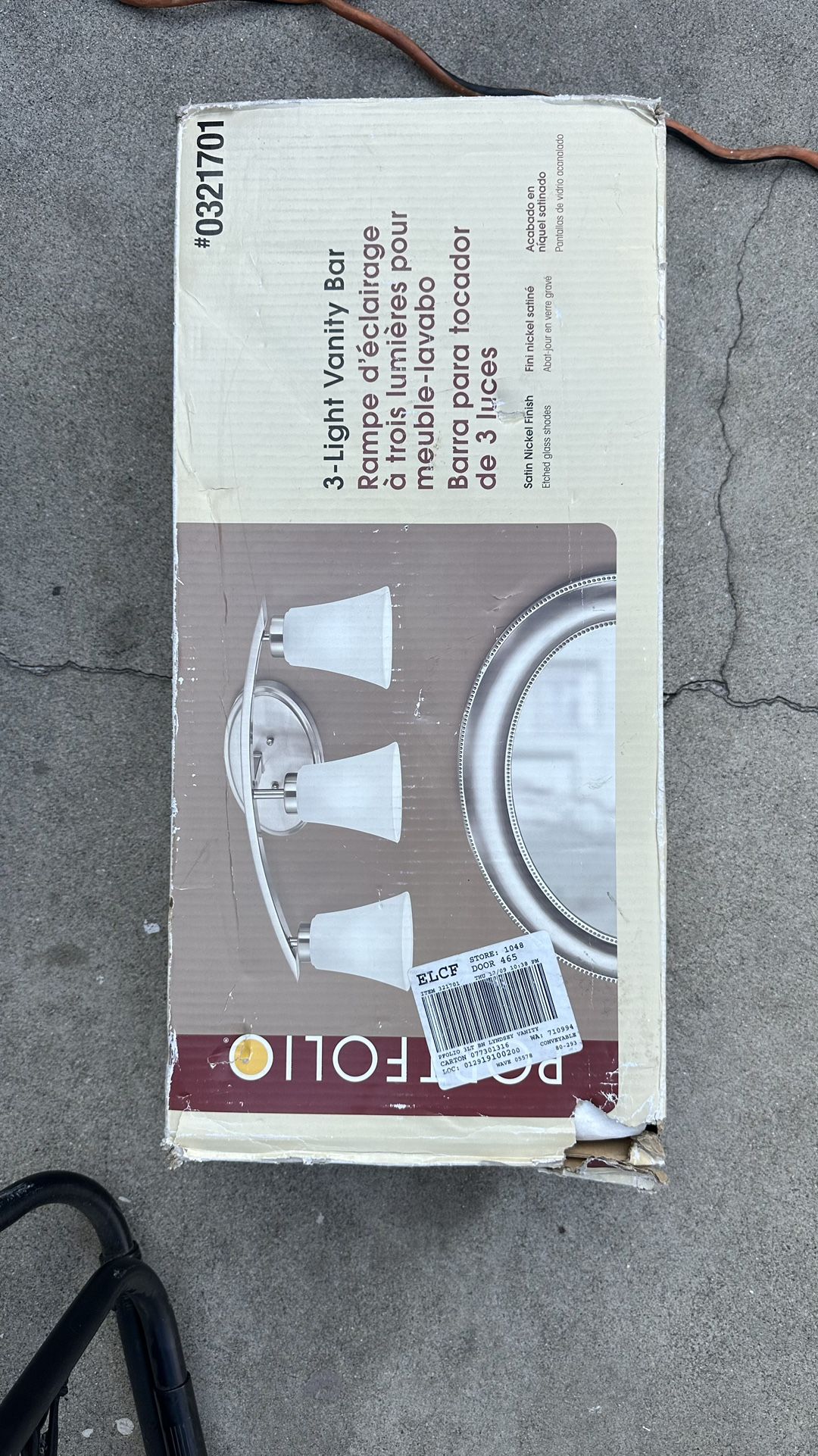 Portfolio Lyndsay 23-in 3-Light Satin Nickel Transitional Vanity Light Bar