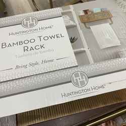 Bamboo Towel Rack 