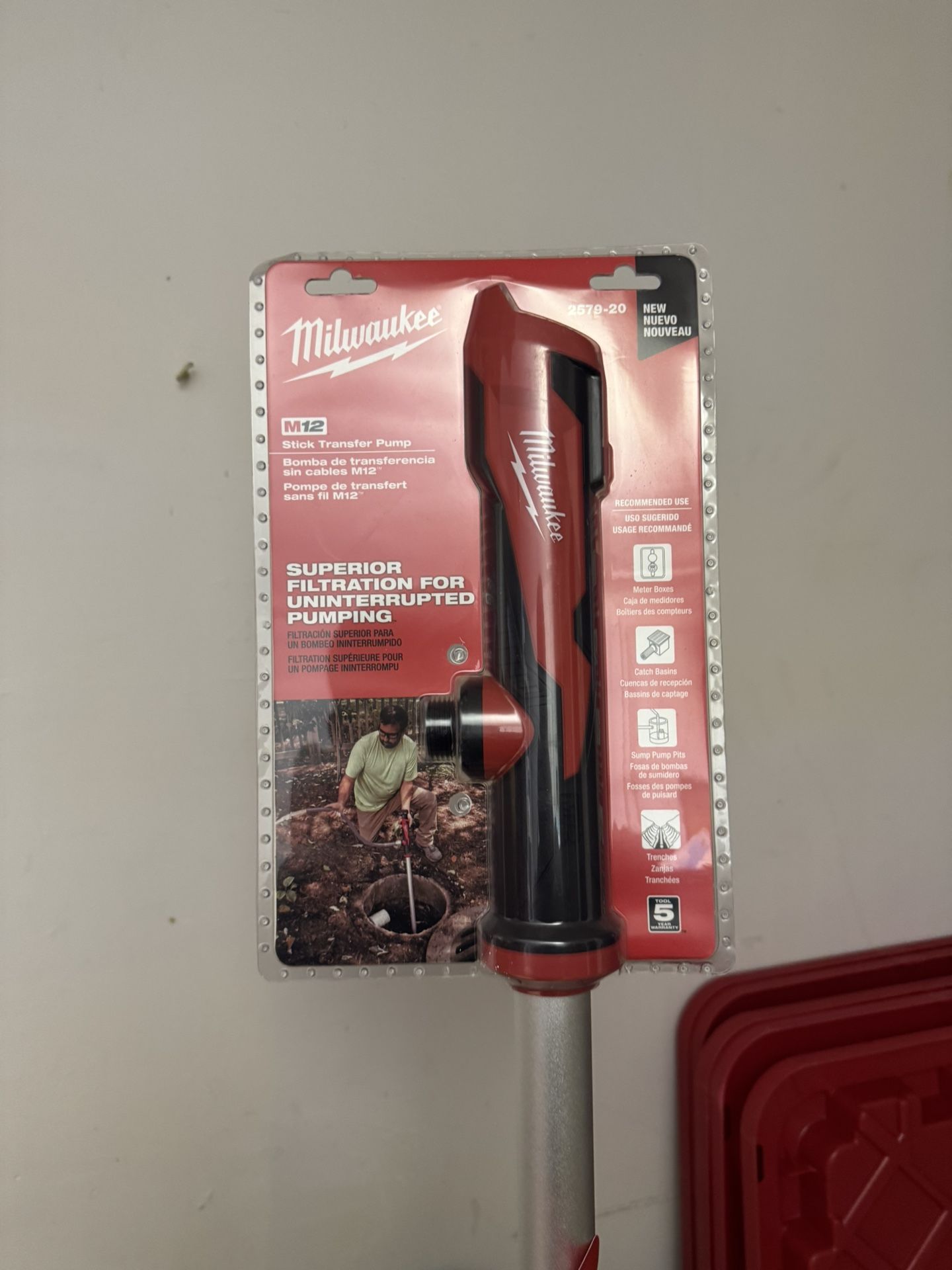 Milwaukee M12 Transfer Stick Pump