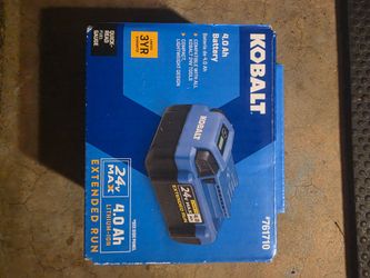 Kobalt 24V Max 4.0 Ah Lithium-Ion Battery (NEW NEVER  USED)