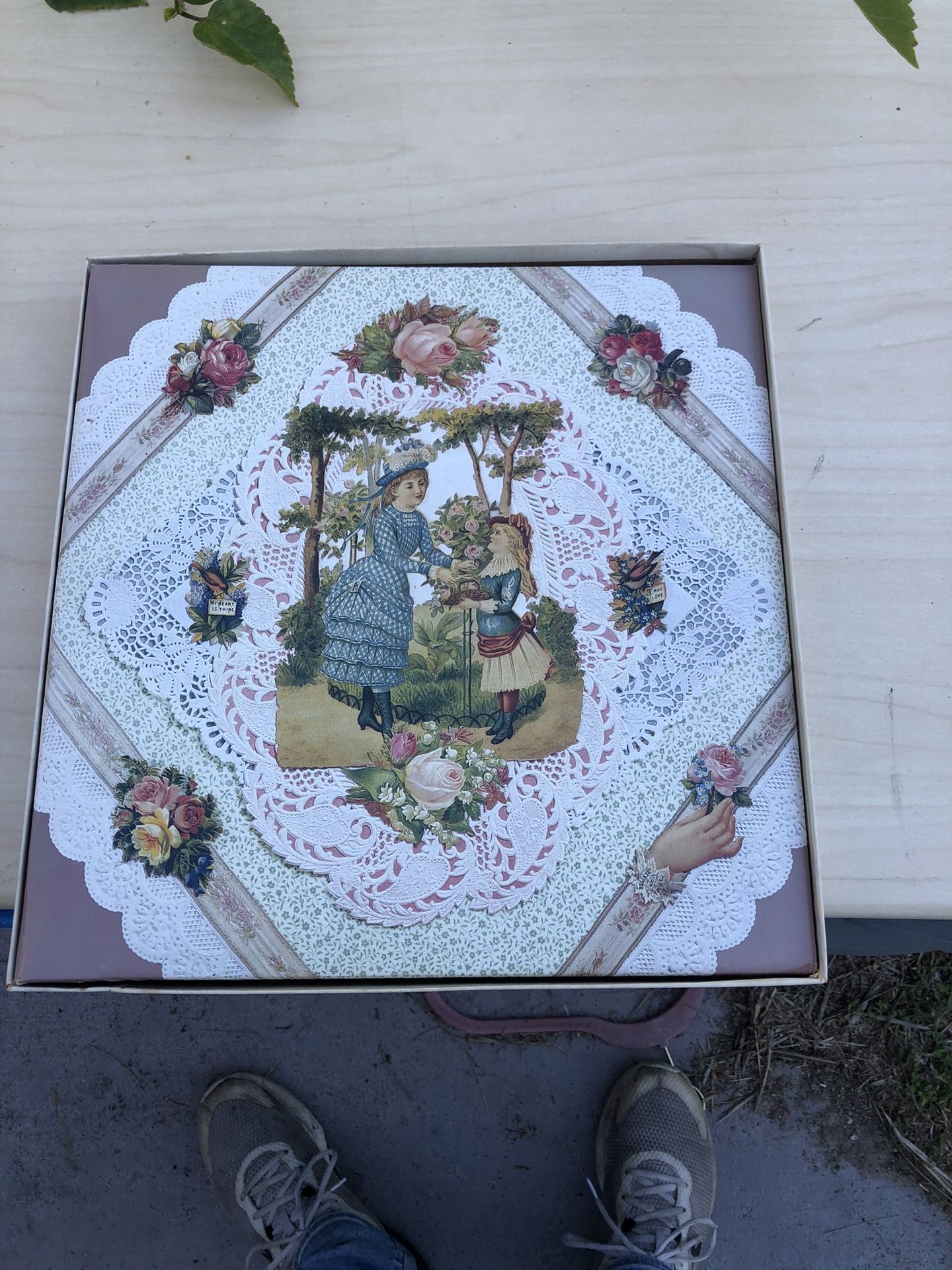 Antique Photo Album/ Scrap Book