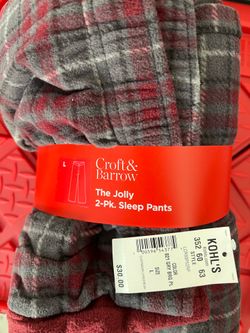 Croft & Barrow The Jolly 2-Pack Sleep Pants