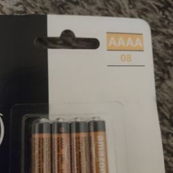 Brand New Amazon Basics AAAA Batteries 
