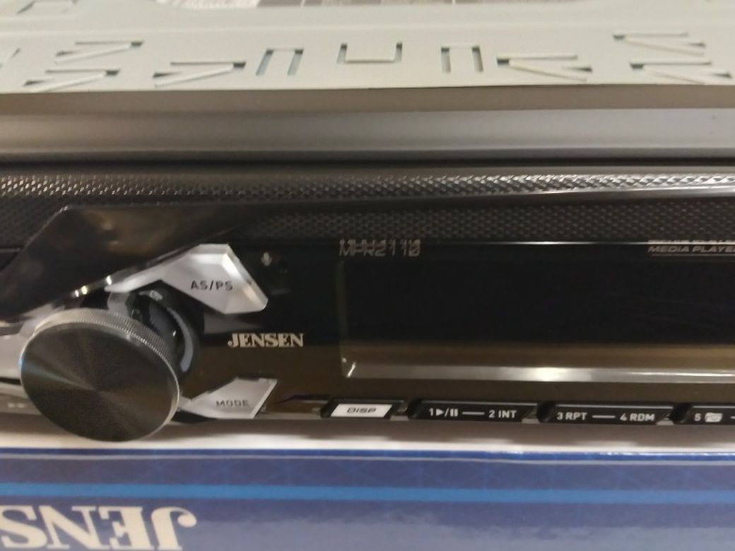 JENSEN  DIGITAL MEDIA RECEIVER WITH BLUETOOTH  200 WATTS  REMOTE CONTROL  NOT CD PLAYER  ( BRAND NEW PRICE IS LOWEST INSTALL NOT AVAILABLE  )