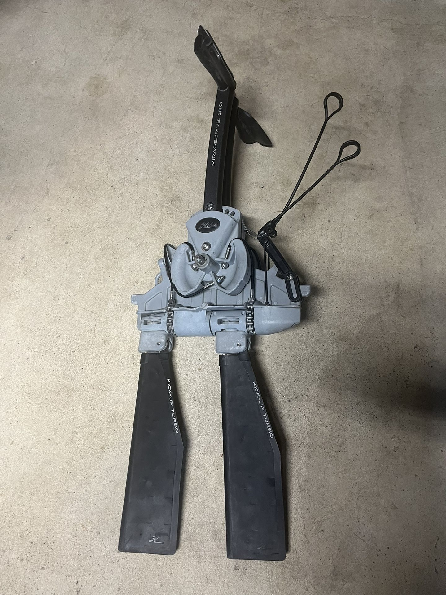 Hobie V2 MD180 Mirage Drive With Kickup Turbo Fins