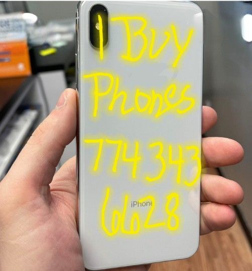 Unlocked iPhone XS Max Silver 64gb
