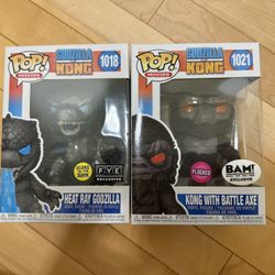 Godzilla Vs Kong Funko Pops
