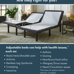 New In Boxes Adjustable Bed Bases- Free Delivery To The Lower 48 States!
