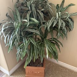 Artificial Indoor Plant And Pot