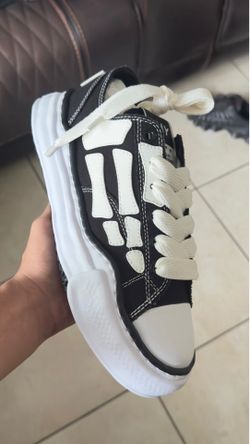 Amiri’s MMY BONES SNEAKER - BLACK