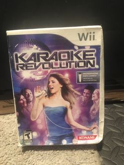 Karaoke  revolution.  Wii ** NEW**. Sealed