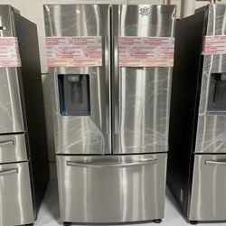 New Fridge French Door Bottom Freezer 1 Year Warranty 