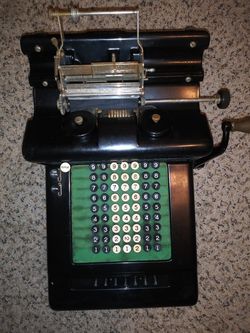 Burrough's Antique Adding Machine