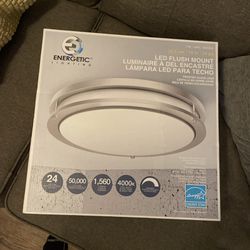 LED Flush Mount Light Fixture New In Box