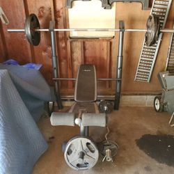 weight bench with weights