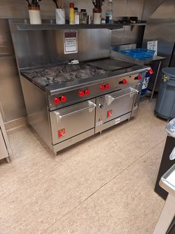 Wolf commercial gas range