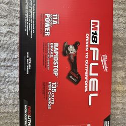 milwaukee m18 fuel grinder 2 6.0 batteries rapid charger and bag 