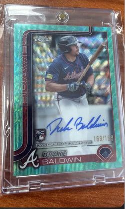 Drake Baldwin Topps Chrome RC Auto 169/199