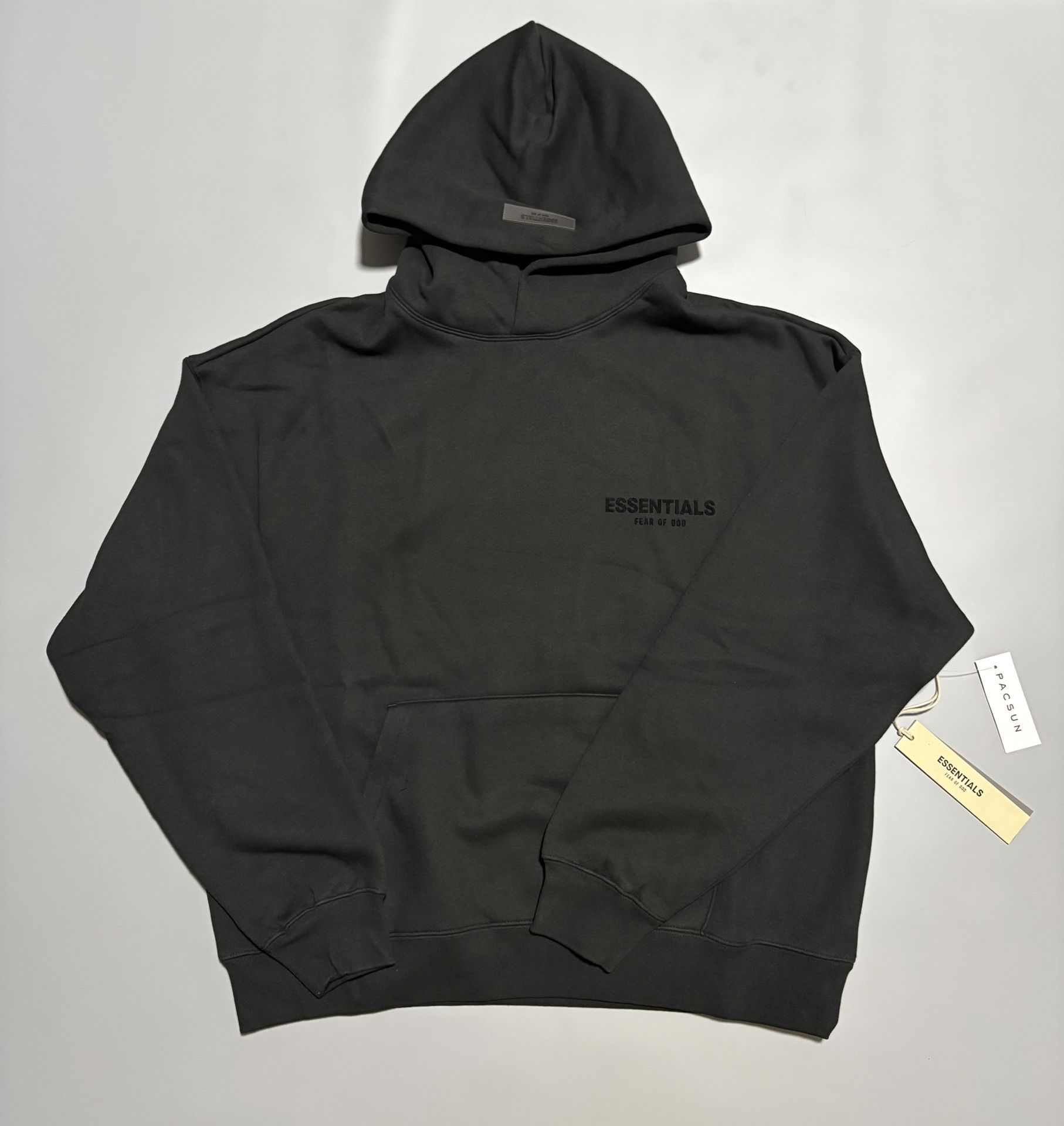 Essentials Fear Of God Black Hoodie