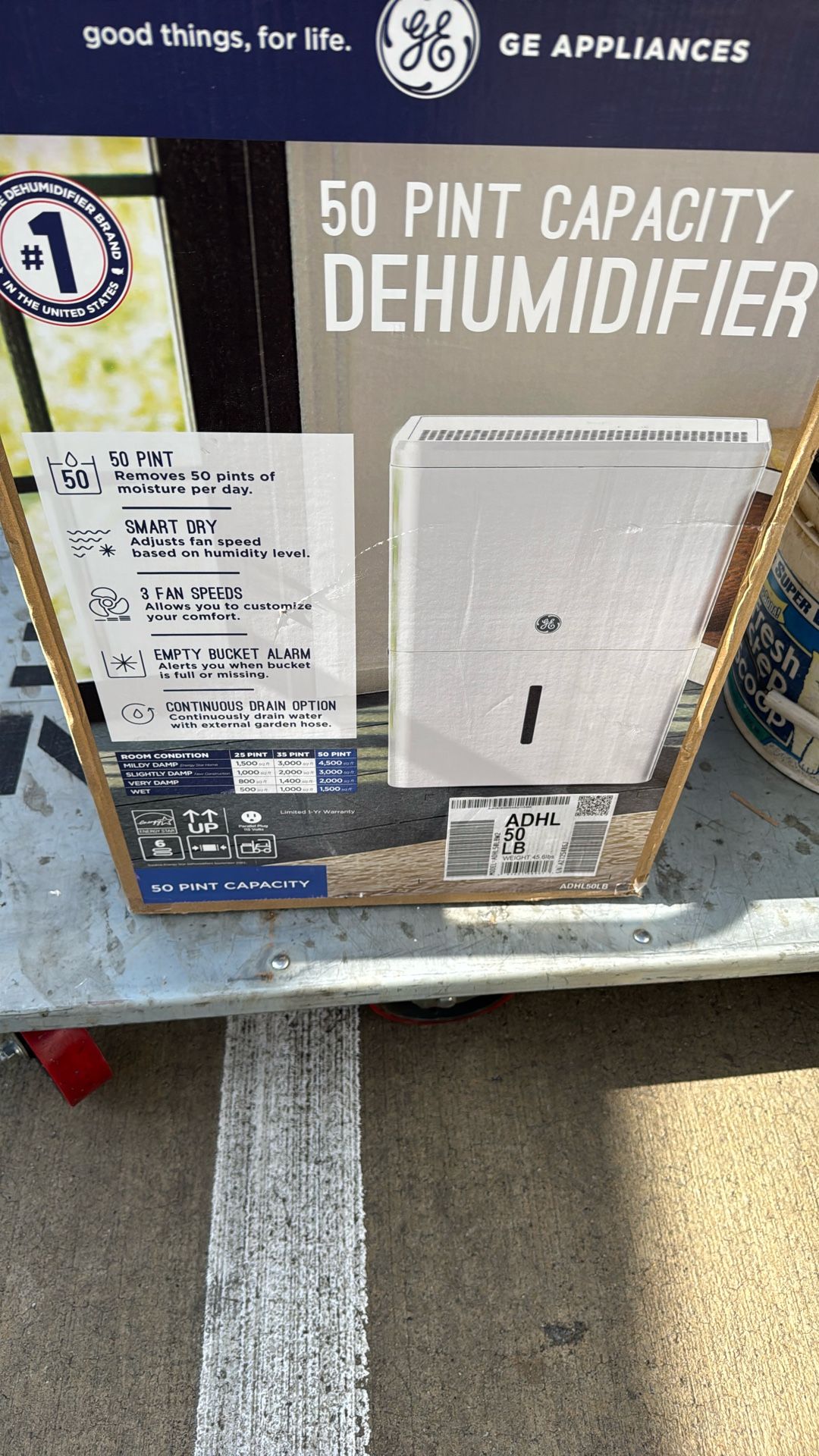 Dehumidifier 50 Pint Capacity