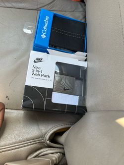 Nike belts Columbia wallet
