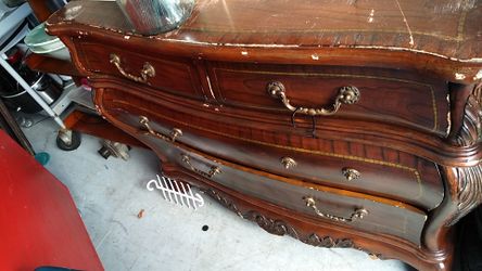 Three hutches to a top piece for storage or TV miscellaneous use