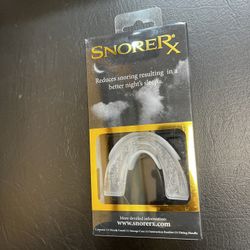 SnoreRX Mouth Guard Storage Case, Instruction Booklet, & Fitting Handle