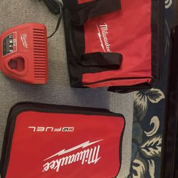 Milwaukee Bags And Charger