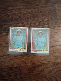 Vintage Tim Raines Rookie Baseball Cards