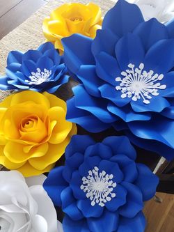 Handmade paper flowers