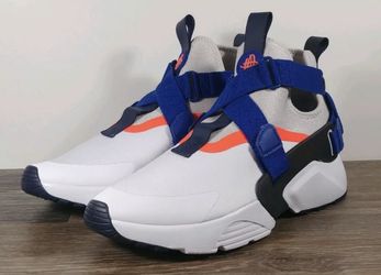 Nike Air Huarache City WMNS Sz 10/Men's Sz 8 Gym Blue/Crimson Shoes AH6787-100