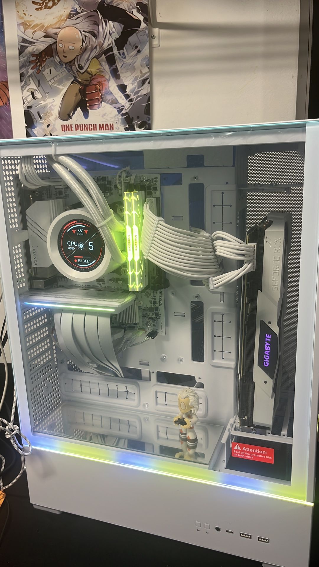 All White Lian li Gaming PC