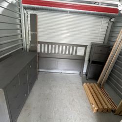 Dark Gray King Bedroom Set 