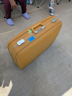 Vintage Hard Shell Suitcase