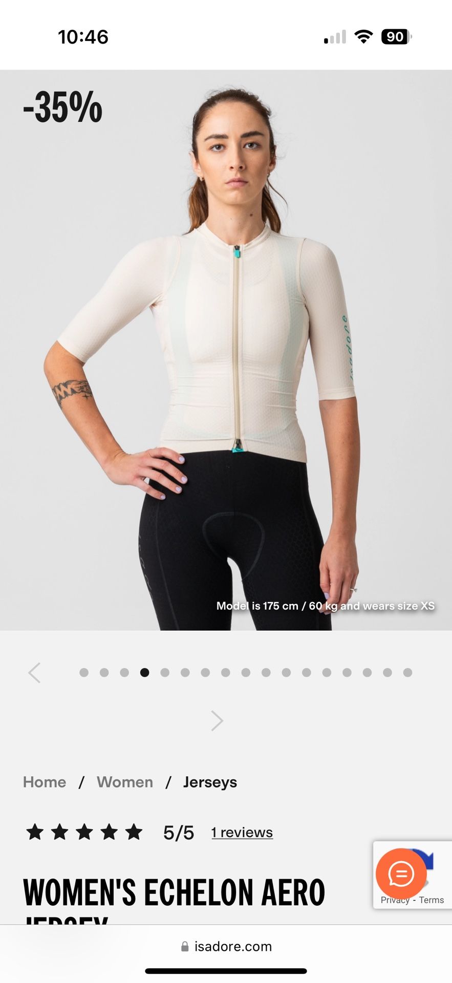 Isadore Woman’s Aero Jersey XS