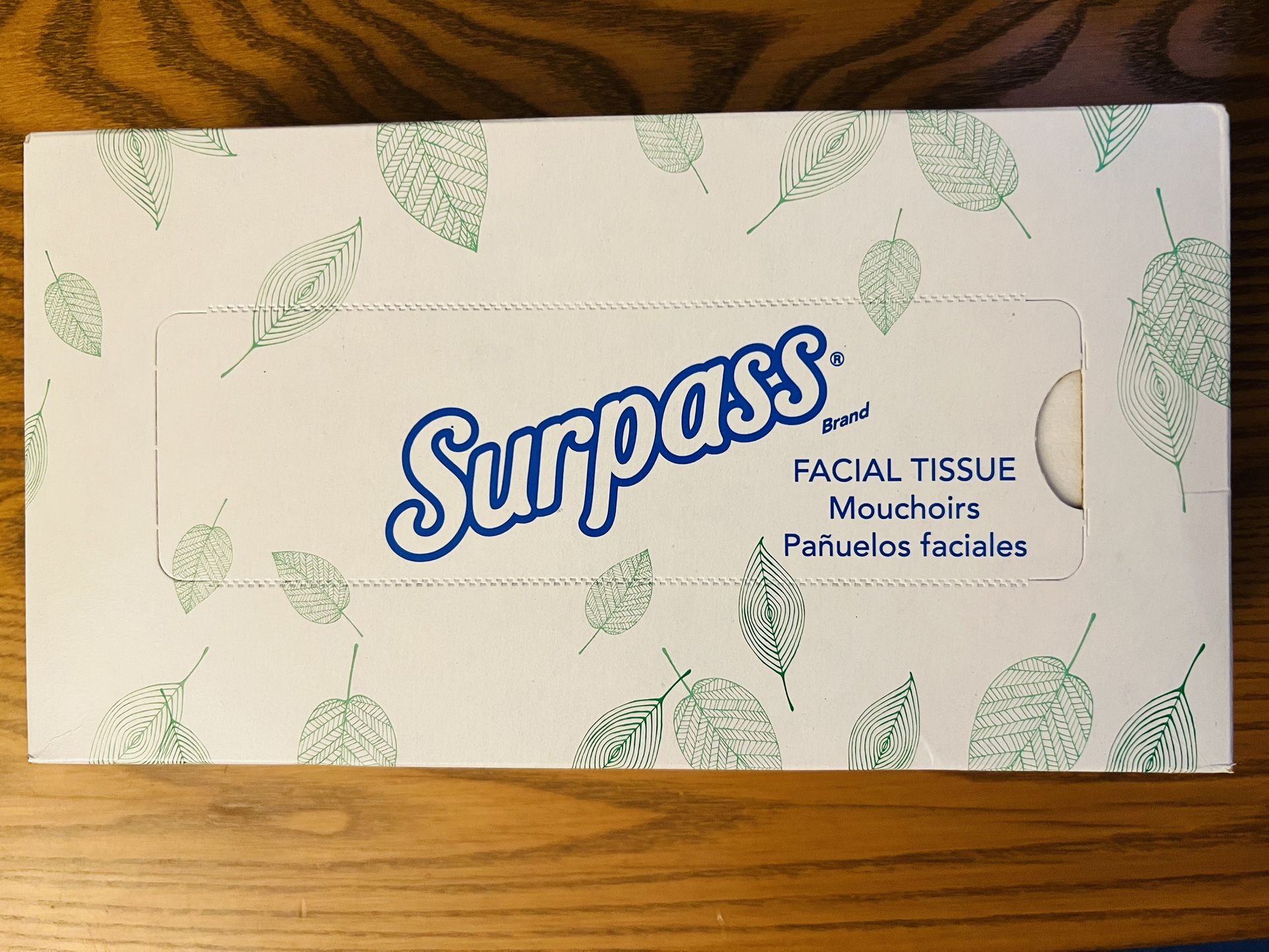 First Come First Serve | Surpass Facial Tissue Box – 125 Count