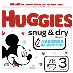 Huggies Snug & Dry Sz 3 Ct 76