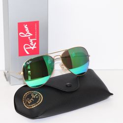 Ray-Ban RB3025 Green Flash Sunglasses 112/19