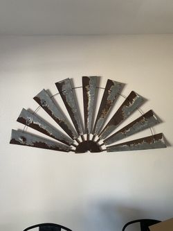 Half Windmill Wall Decor