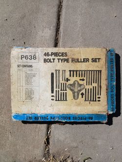 P638 46-Pieces Bolt Type Puller set