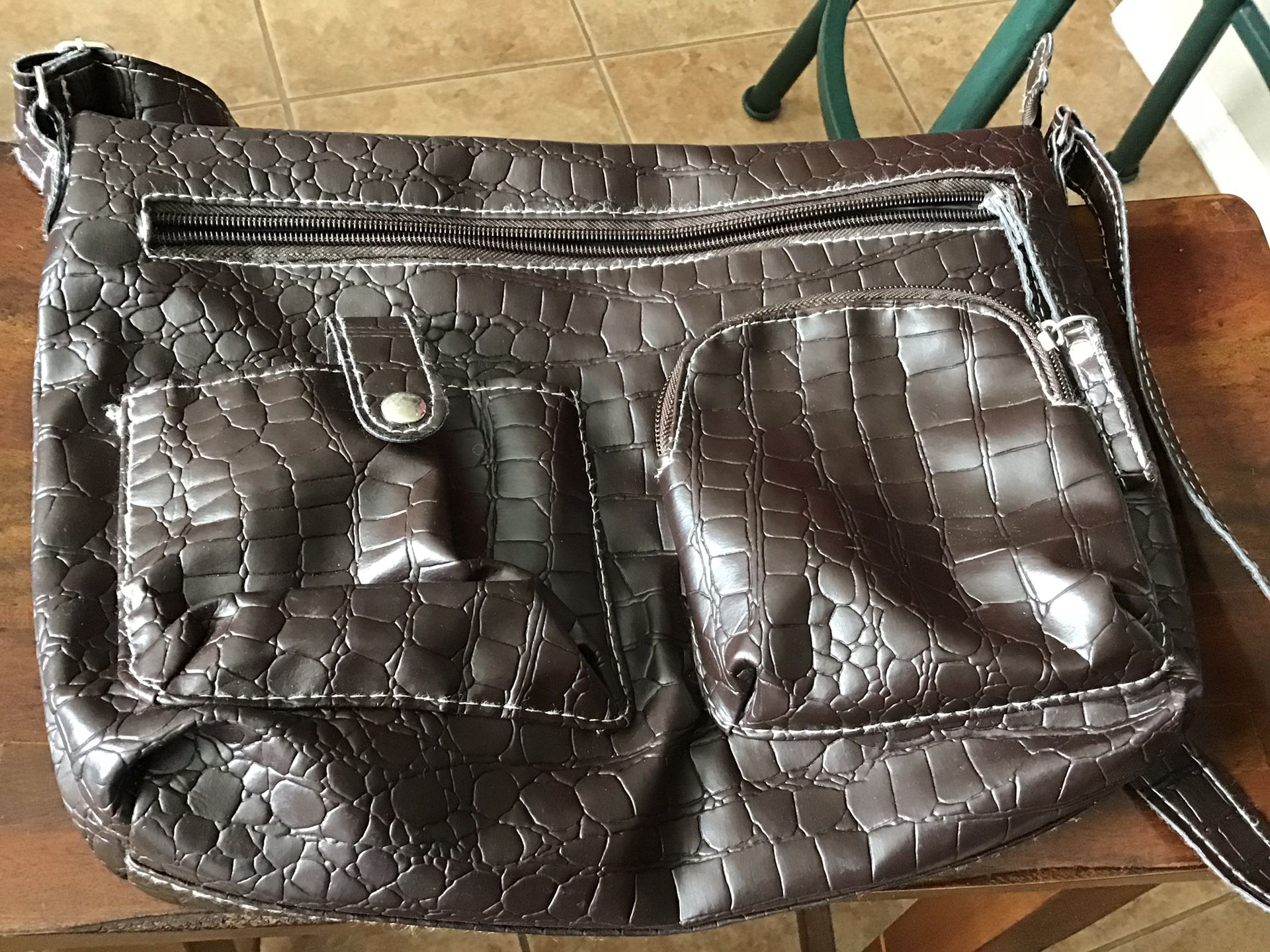 Dark brown purse