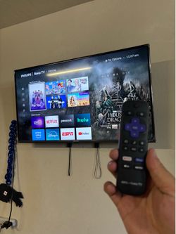 42 in Phillips smart tv