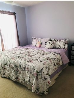 King Size Bed And Mattress  $300
