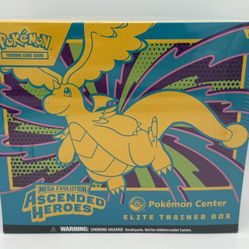 Ascended Hero’s Pokemon Center Elite Trainer Box - New & Sealed 2 Available