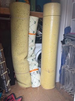 Carpet padding .
