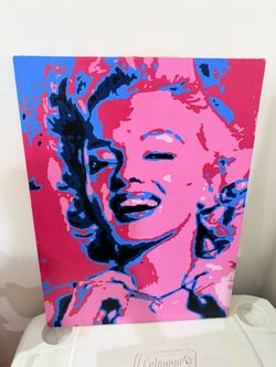 Marilyn Monroe Pop Art Oil Painting on Canvas