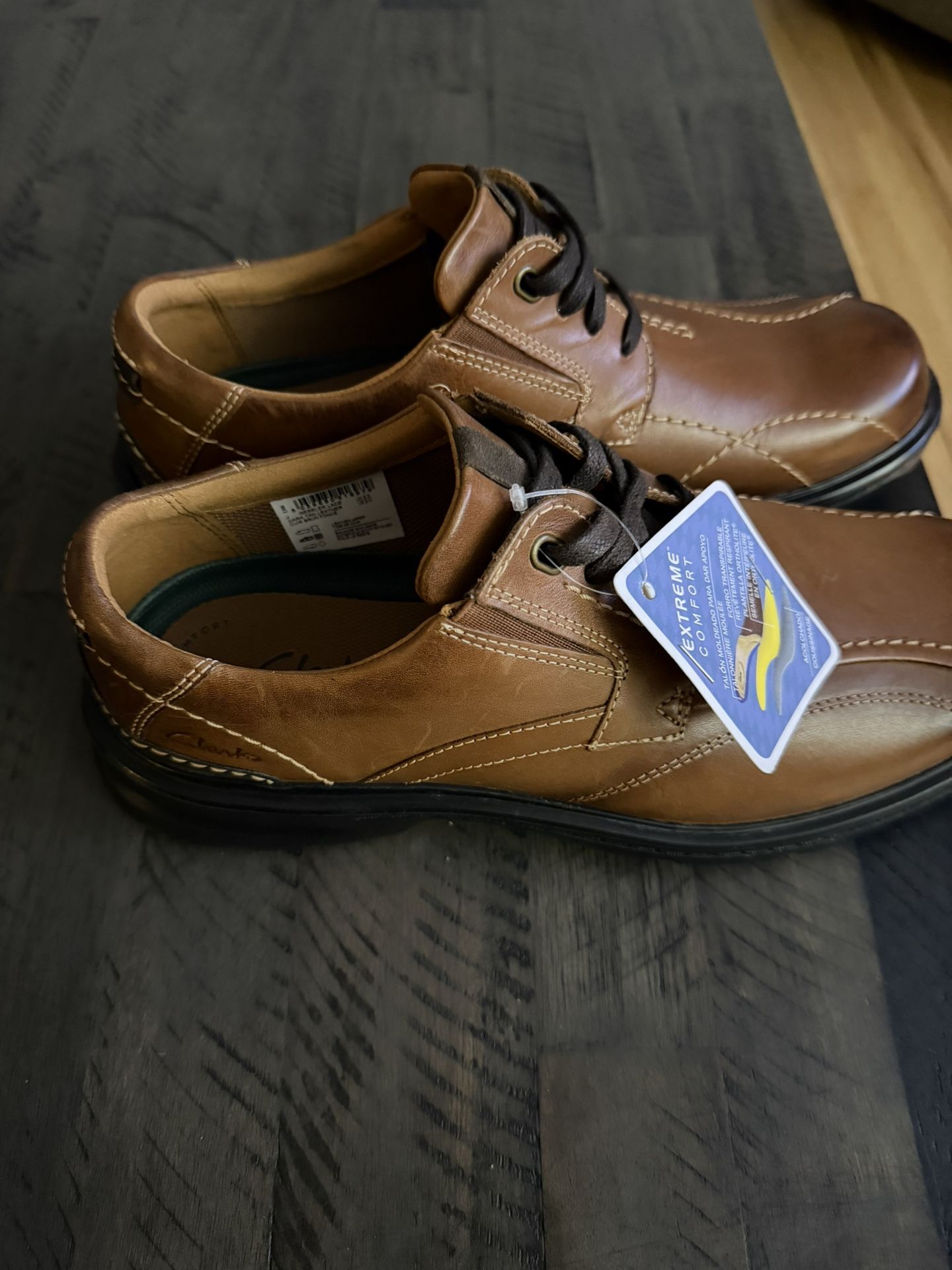 Clark’s New Shoes Brown Leather 9 Us