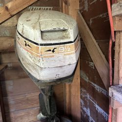 Vintage Johnson 9.5 HP Outboard